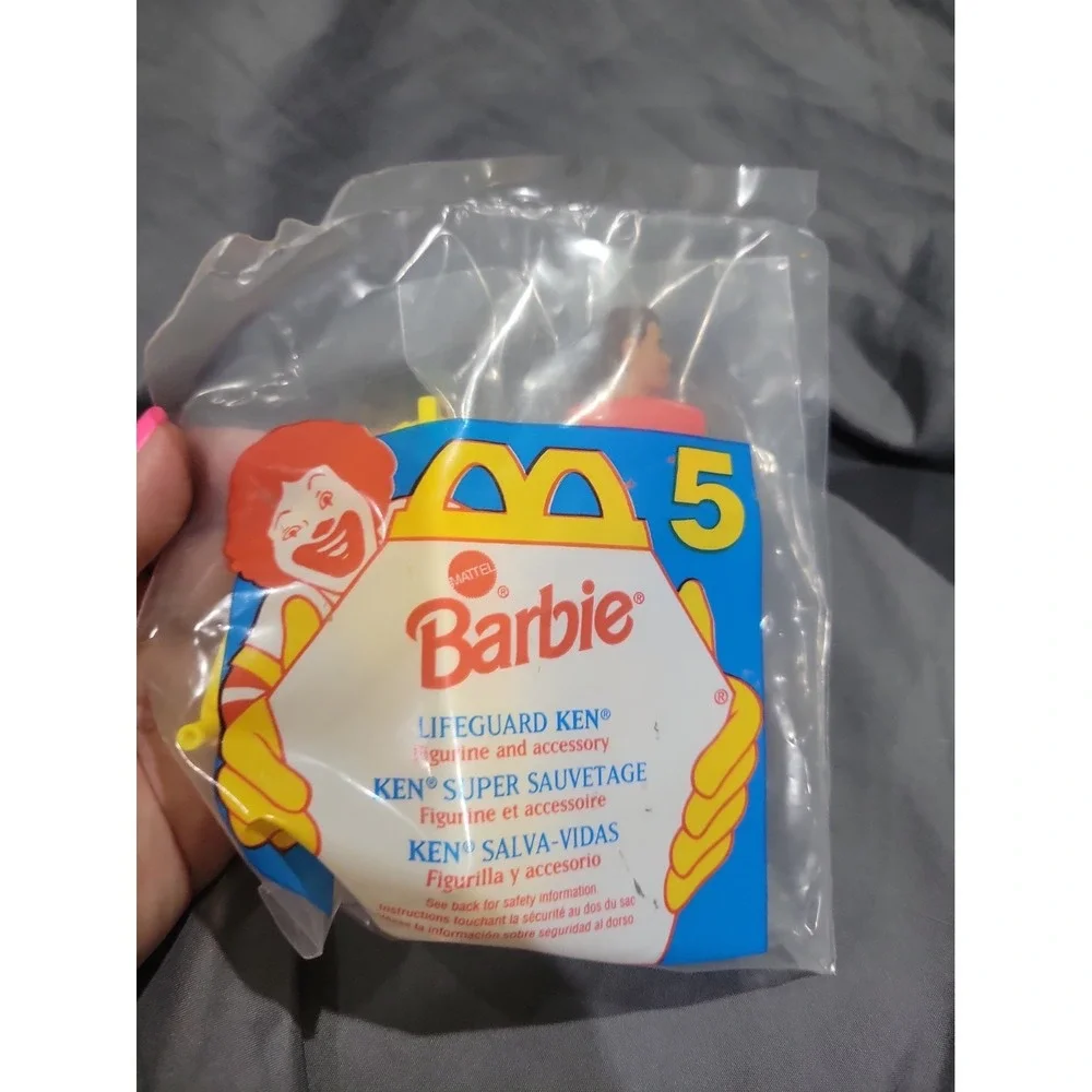 Vintage McDonald's Happy Meal Toys Barbie And Ken Life Guard 1994 Sealed